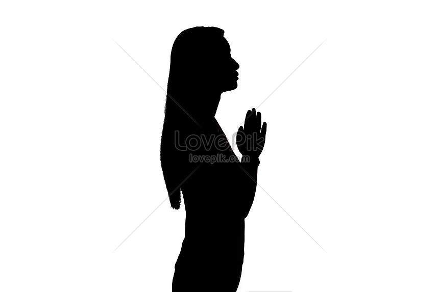 Detail Gambar Siluet Orang Berdoa Nomer 43