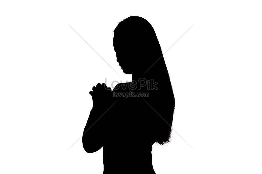Detail Gambar Siluet Orang Berdoa Nomer 6