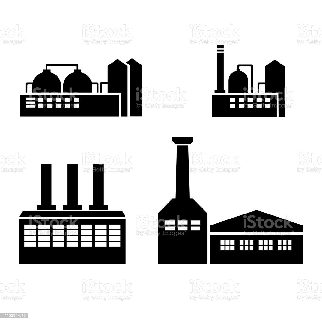 Detail Gambar Siluet Pabrik Nomer 21