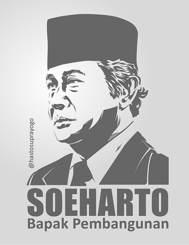 Gambar Siluet Soeharto - KibrisPDR