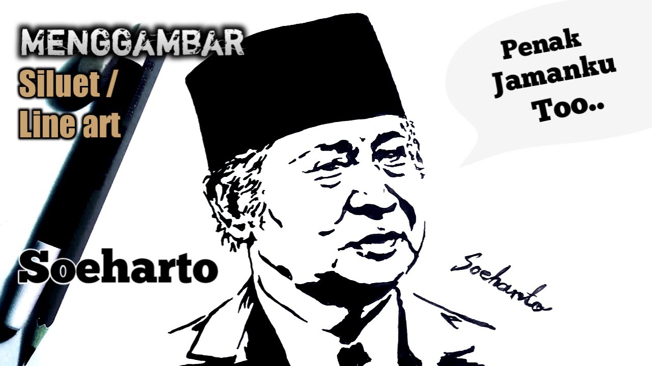 Detail Gambar Siluet Soeharto Nomer 7