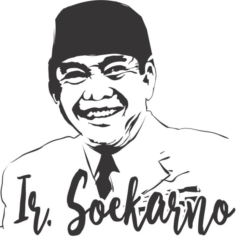 Detail Gambar Siluet Soekarno Nomer 8