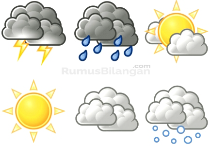 Detail Gambar Simbol Cuaca Nomer 17