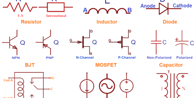 Detail Gambar Simbol Komponen Elektronika Nomer 10