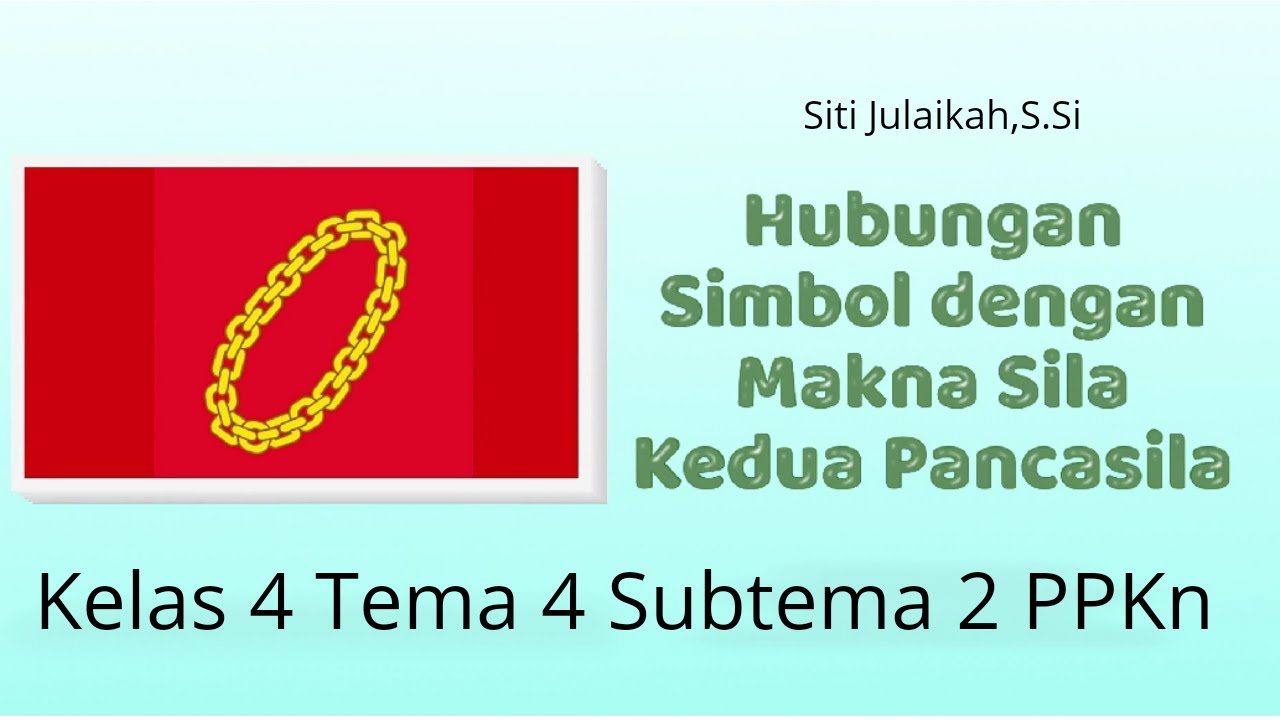 Detail Gambar Simbol Sila Kedua Nomer 25