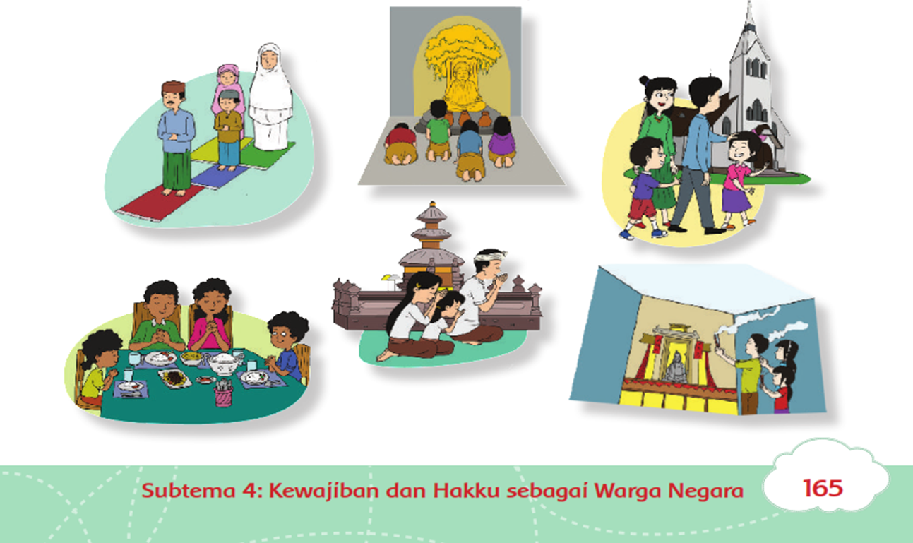 Detail Gambar Simple 5 Agama Nomer 12