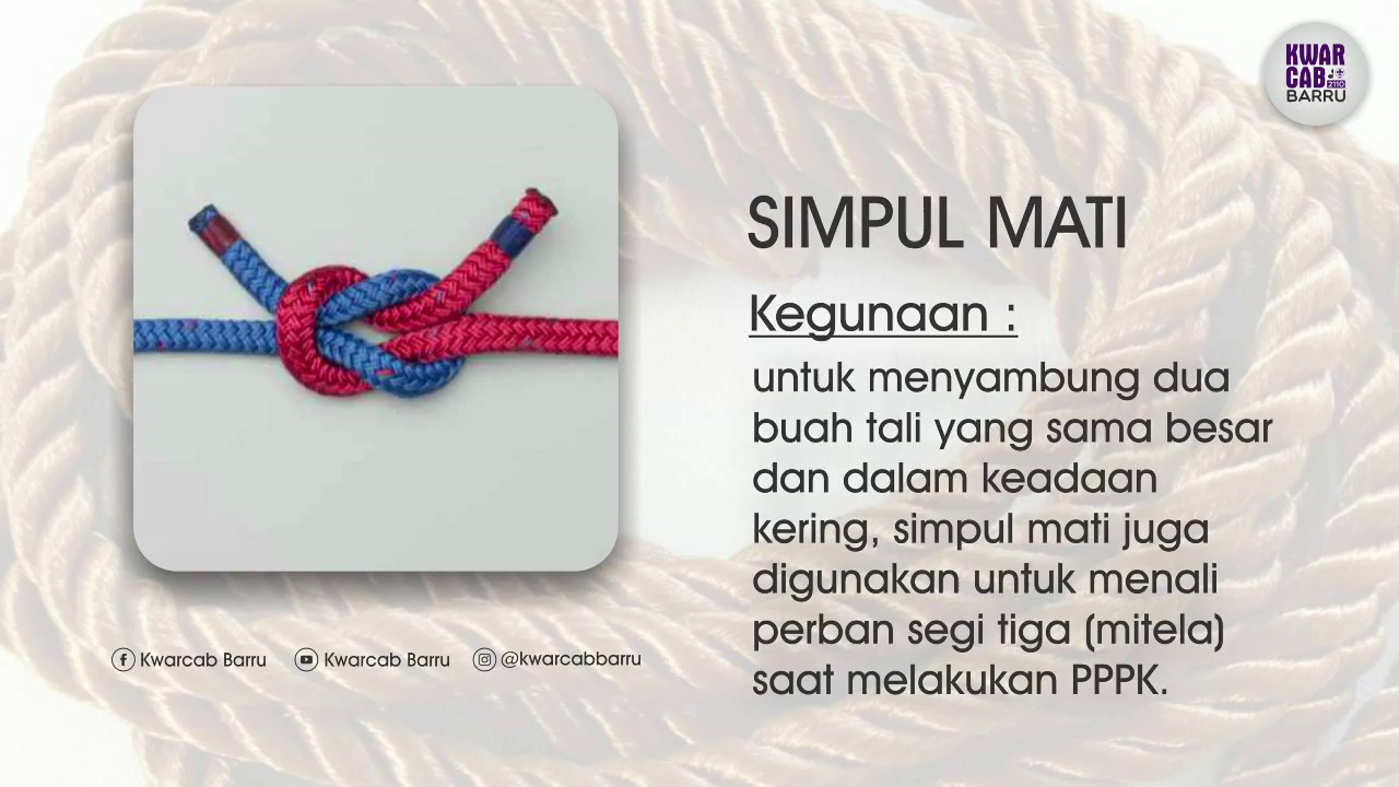 Detail Gambar Simpul Mati Nomer 10