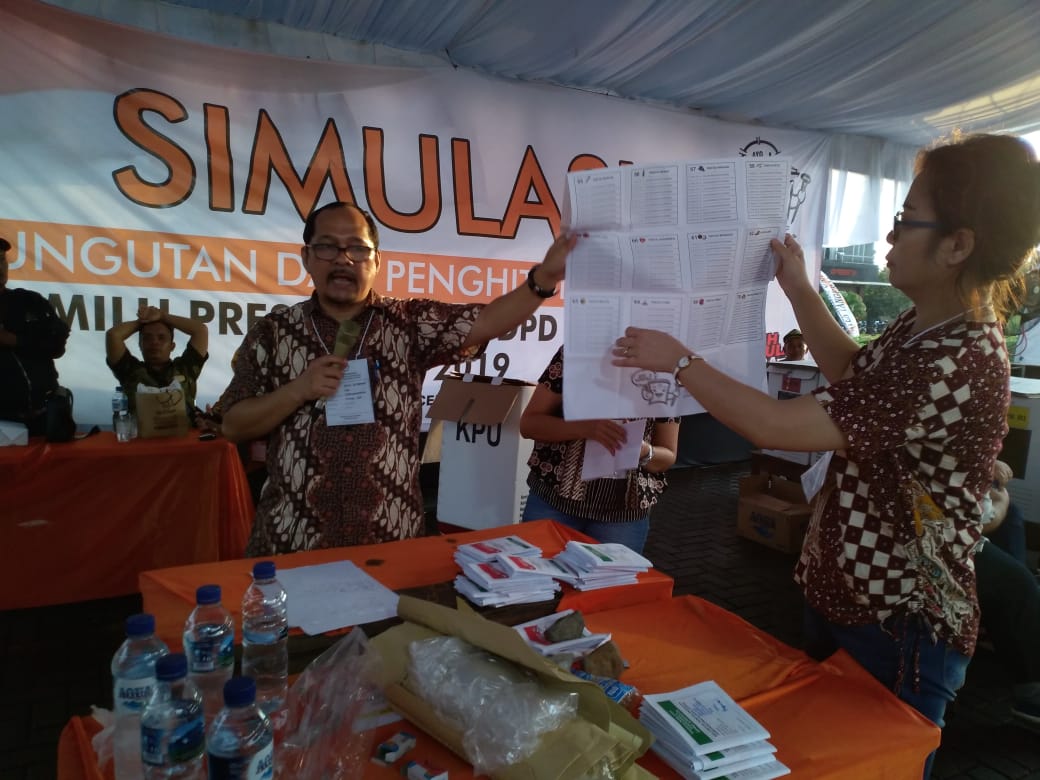 Detail Gambar Simulasi Pemilu Nomer 15