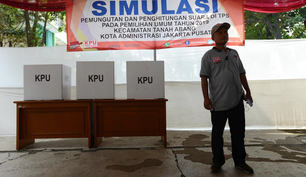 Detail Gambar Simulasi Pemilu Nomer 19