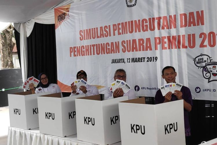 Detail Gambar Simulasi Pemilu Nomer 20