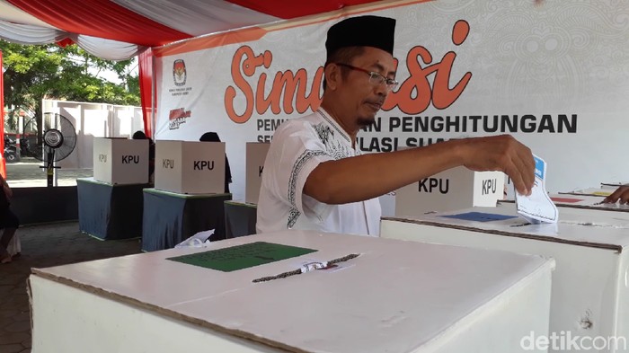 Detail Gambar Simulasi Pemilu Nomer 22