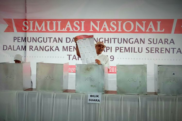 Detail Gambar Simulasi Pemilu Nomer 42