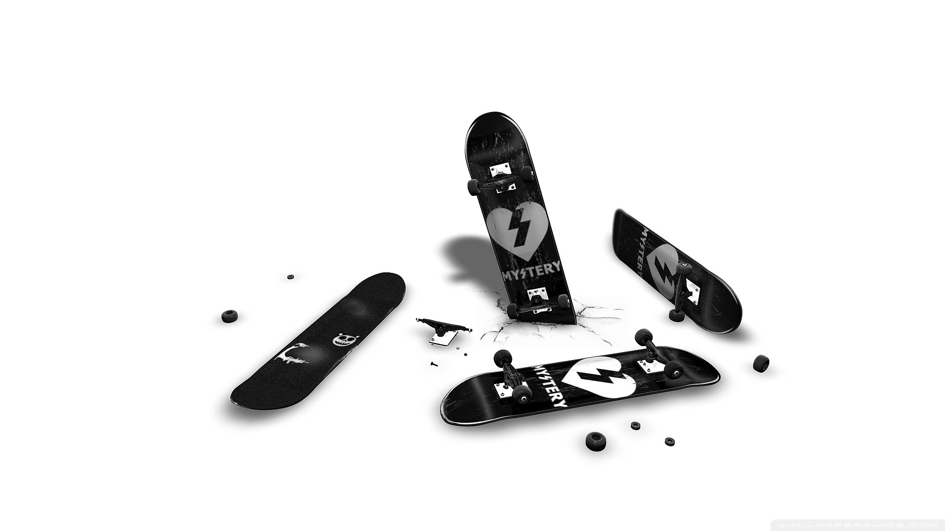 Detail Gambar Skateboard Hitam Putih Nomer 49