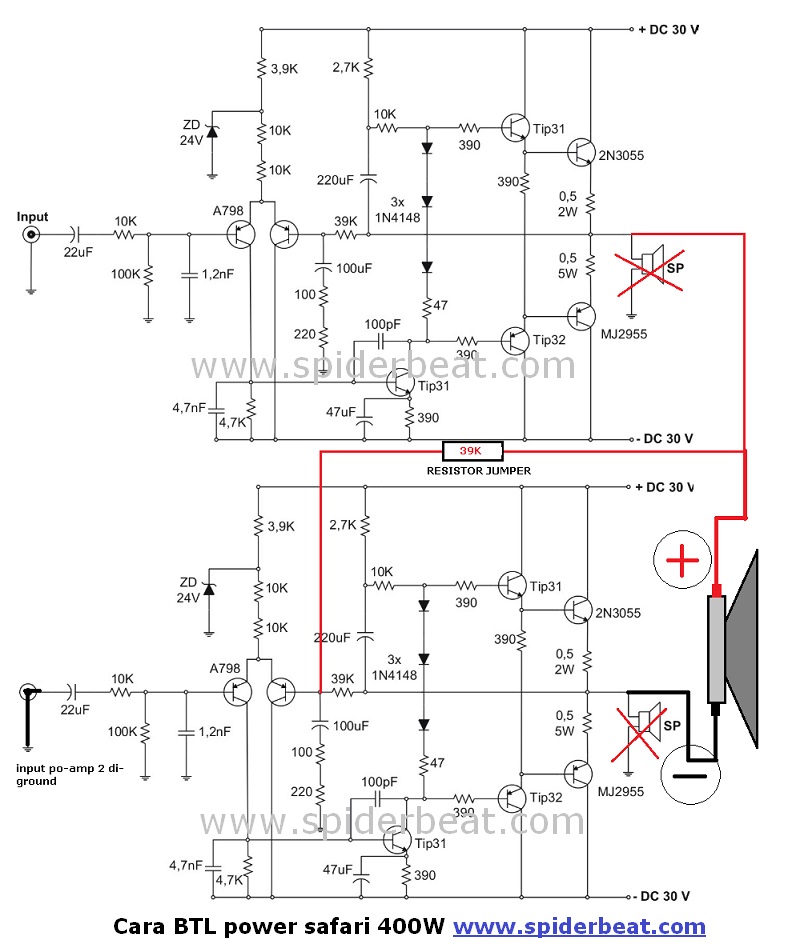 Detail Gambar Skema Power Sanken Nomer 22