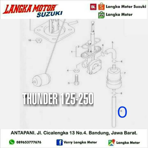 Detail Gambar Skema Rangka Mesin Suzuki Thunder 125 Nomer 32