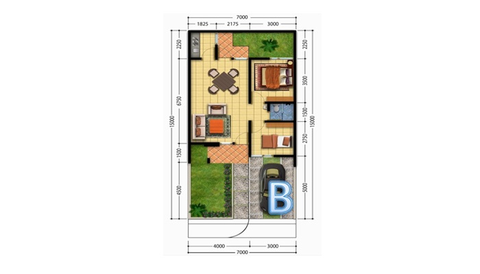 Detail Gambar Skema Rumah Subsidi Type 36 Paling Ekonomis Nomer 4