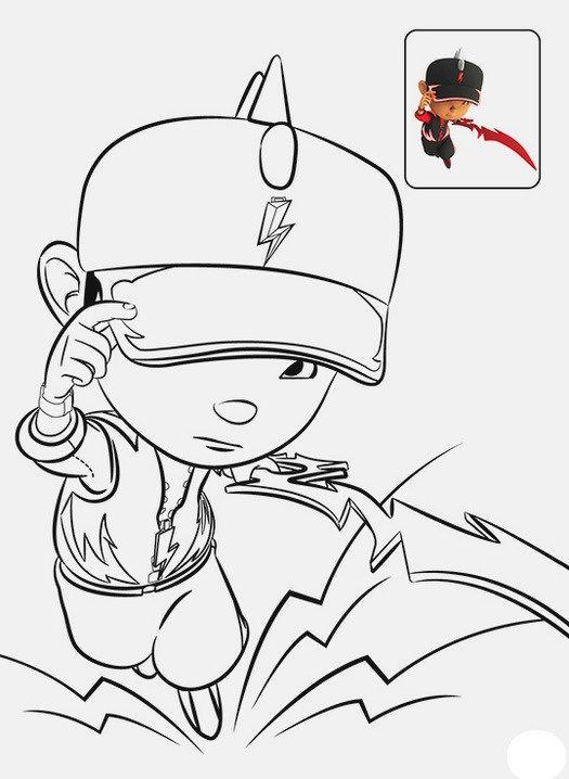 Detail Gambar Sket Mewarnai Anak Boboiboy Nomer 43