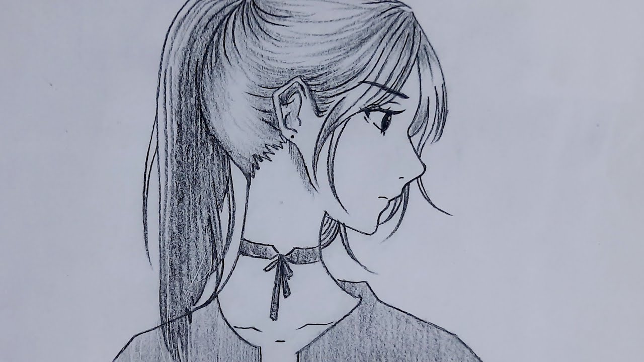 Detail Gambar Sketsa Anime Perempuan Nomer 21