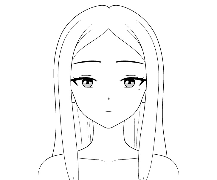 Detail Gambar Sketsa Anime Perempuan Nomer 7