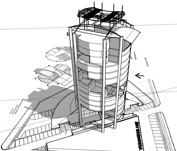 Detail Gambar Sketsa Bagian Konstruksi Gedung Nomer 9