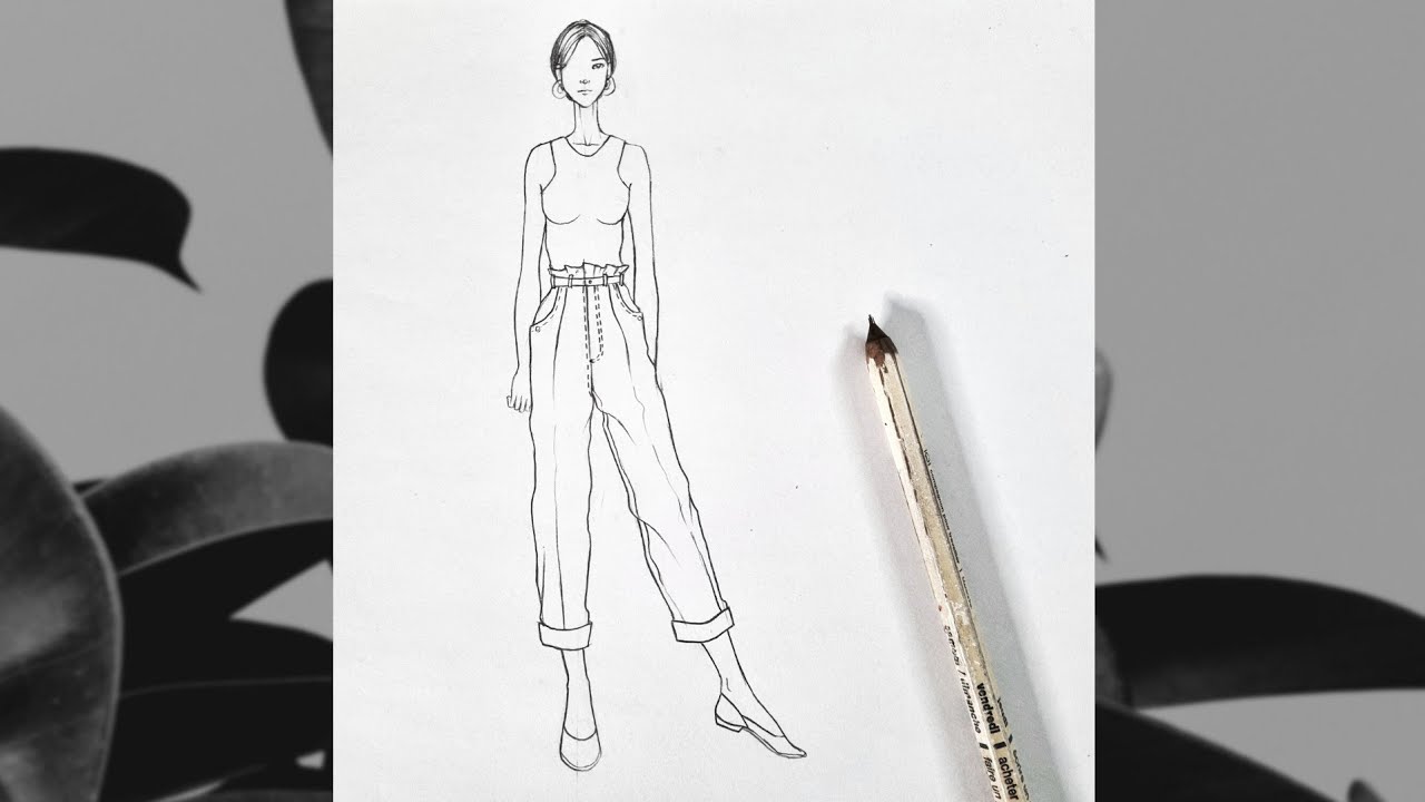 Detail Gambar Sketsa Baju Gaun Nomer 44