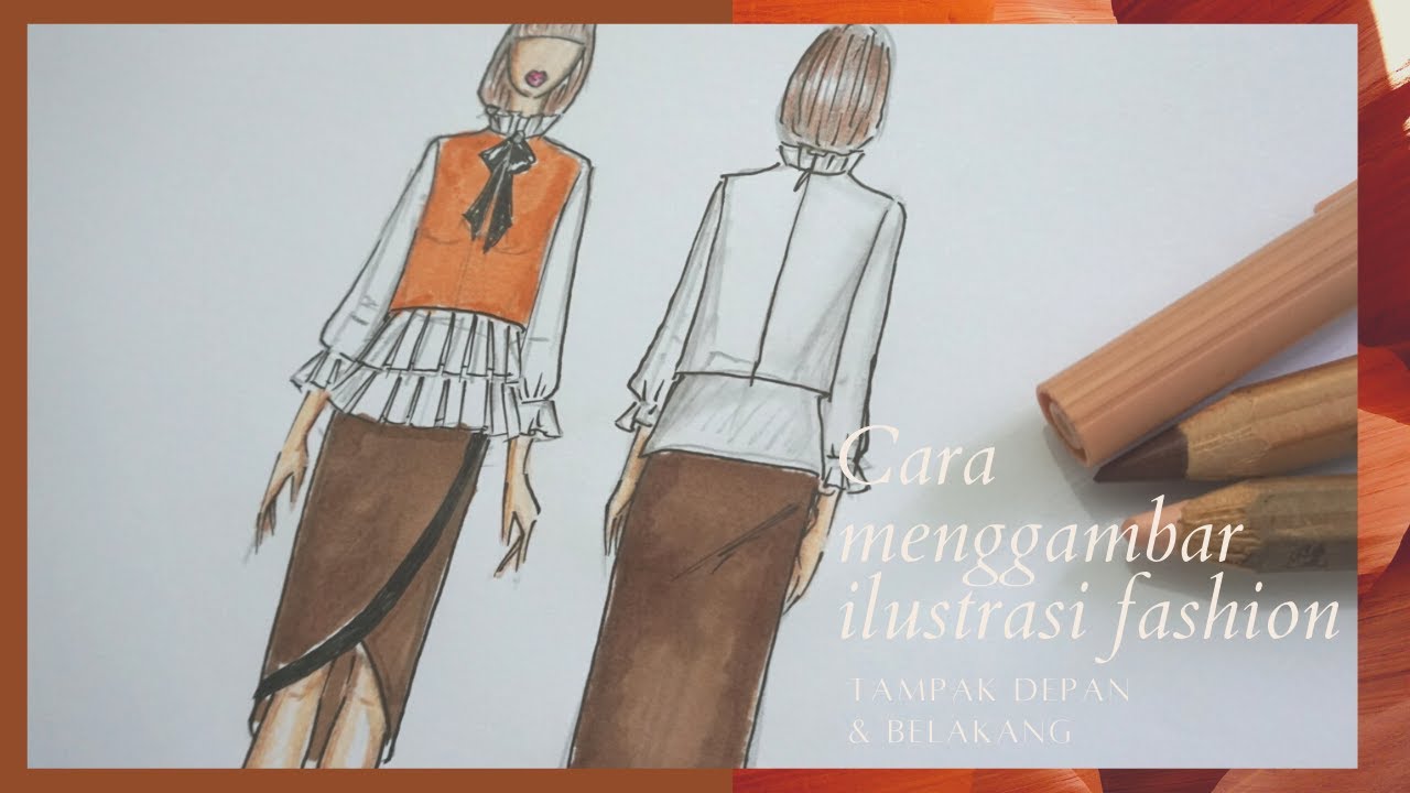 Detail Gambar Sketsa Baju Kerja Wanita Nomer 30