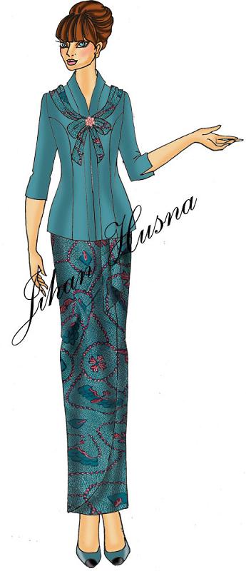 Detail Gambar Sketsa Baju Kerja Wanita Nomer 41