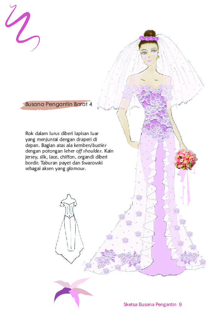 Detail Gambar Sketsa Baju Pengantin Nomer 39