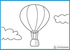 Detail Gambar Sketsa Balon Udara Nomer 15