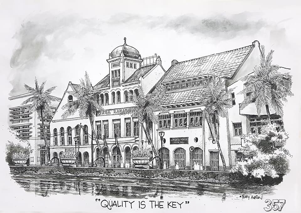 Detail Gambar Sketsa Bangunan Gedung Nomer 43