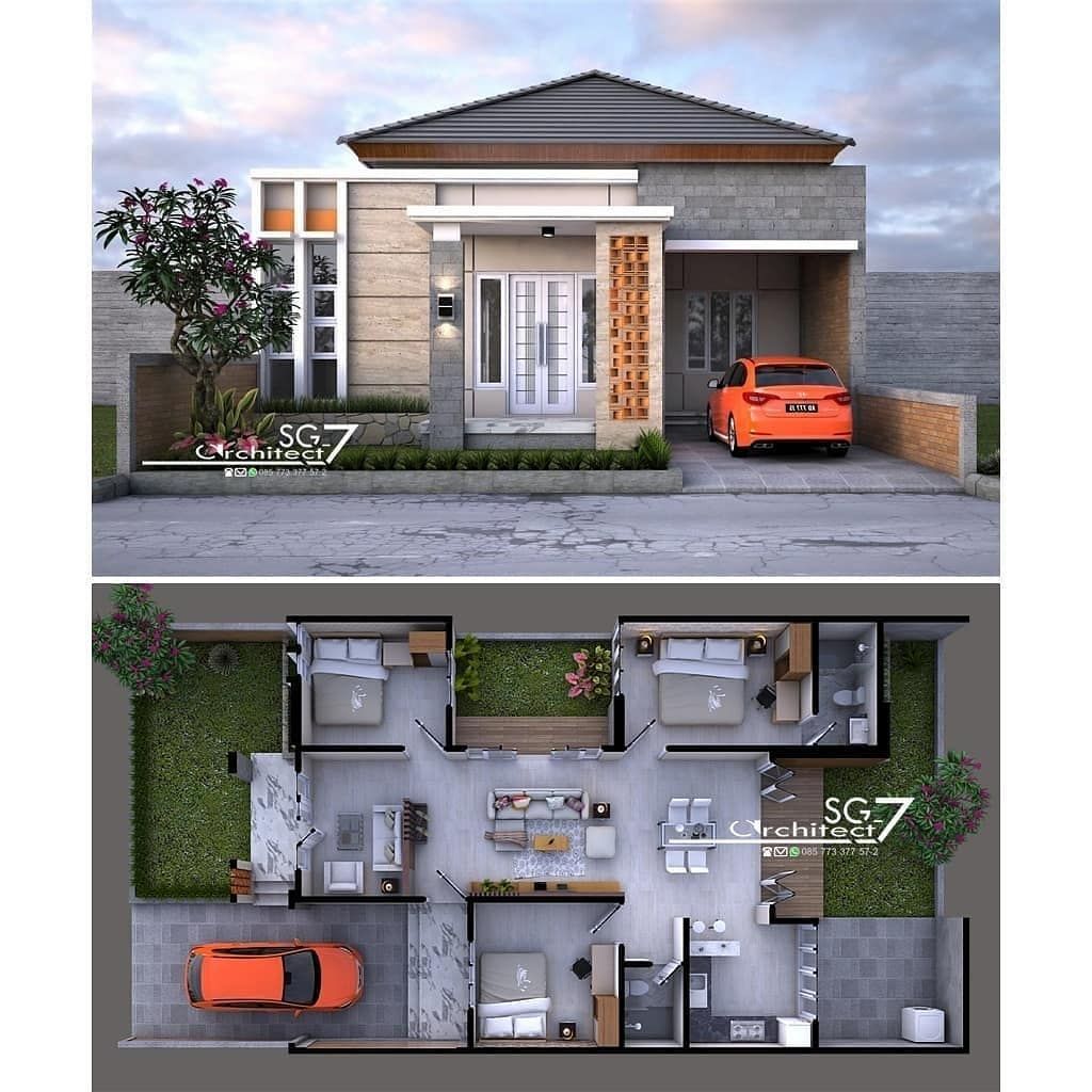 Detail Gambar Sketsa Bangunan Rumah Minimalis Nomer 20