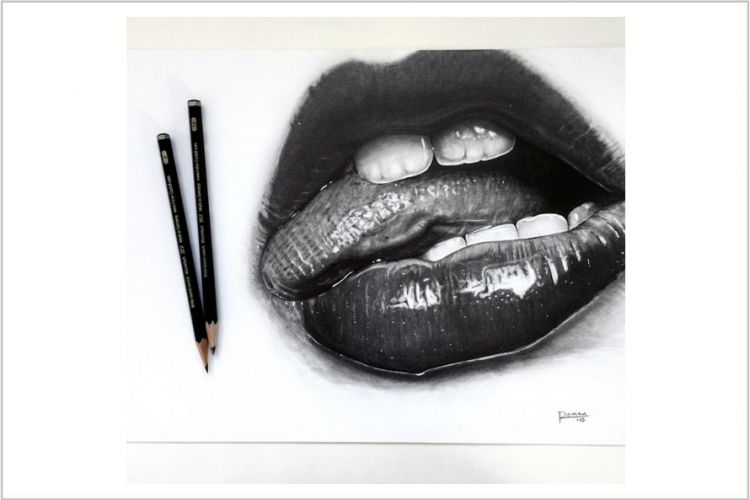 Detail Gambar Sketsa Bibir Nomer 20