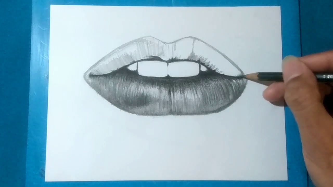 Detail Gambar Sketsa Bibir Nomer 30