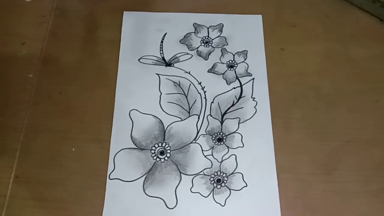 Detail Gambar Sketsa Bunga Batik Nomer 13