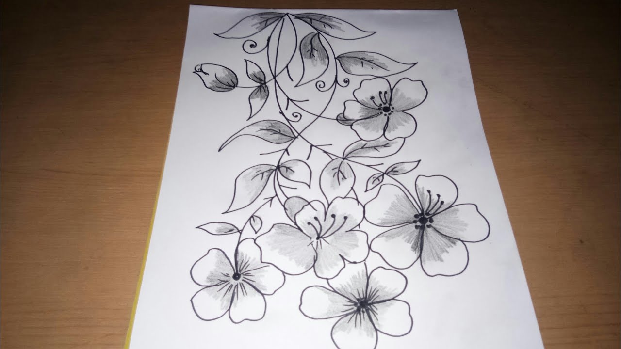 Detail Gambar Sketsa Bunga Batik Nomer 17