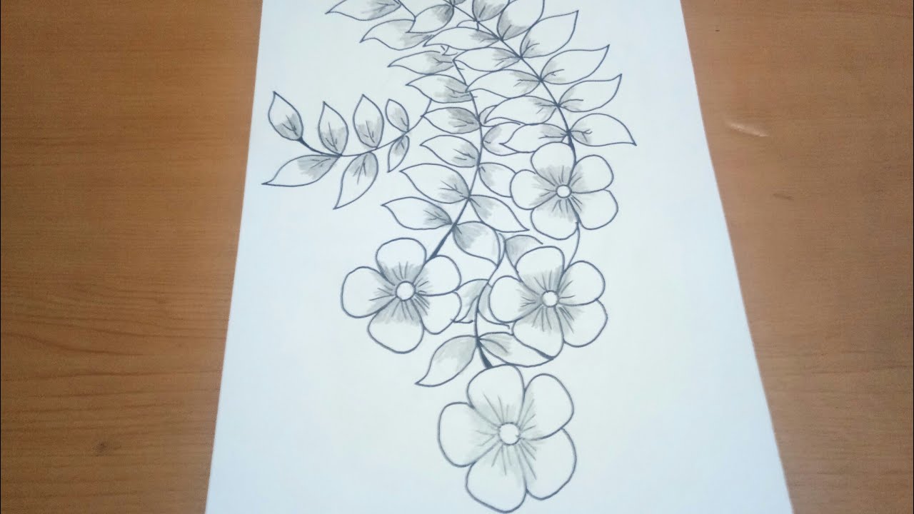 Detail Gambar Sketsa Bunga Batik Nomer 24