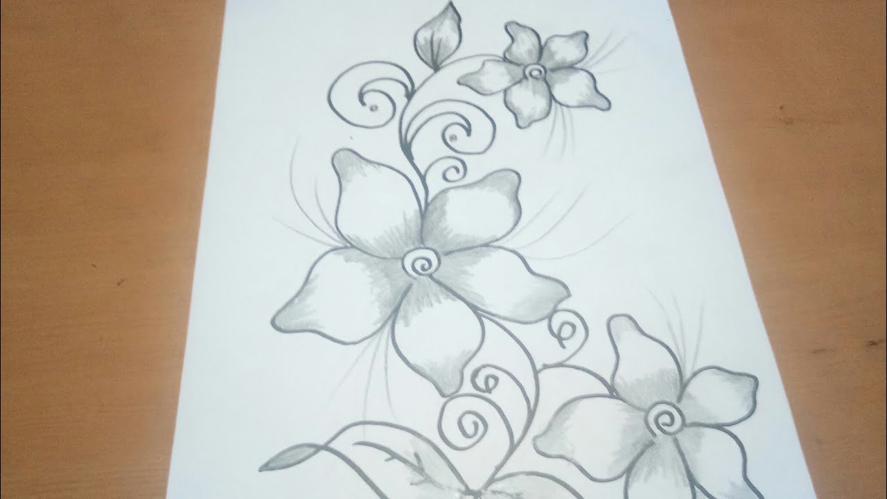 Detail Gambar Sketsa Bunga Batik Nomer 4