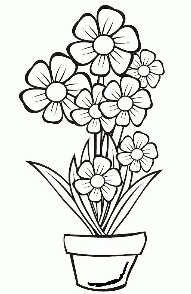 Detail Gambar Sketsa Bunga Dalam Vas Nomer 9