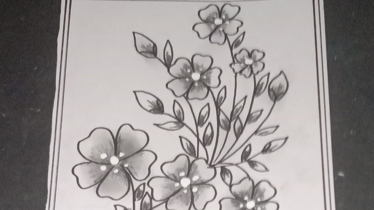 Detail Gambar Sketsa Bunga Simple Nomer 43
