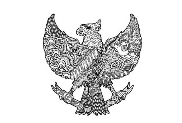 Detail Gambar Sketsa Burung Garuda Nomer 35