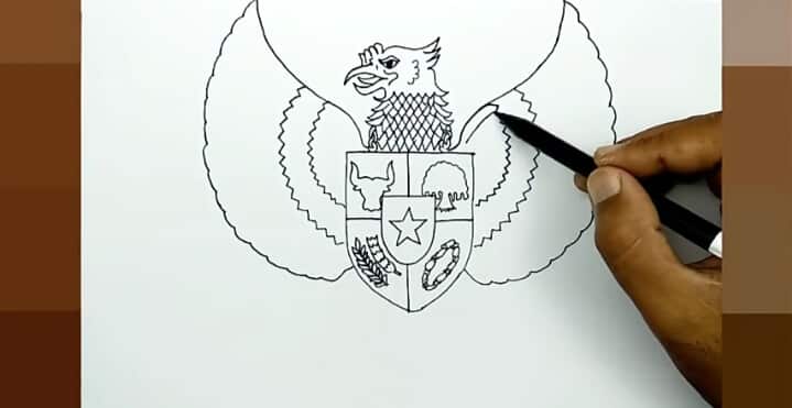 Detail Gambar Sketsa Burung Garuda Pancasila Nomer 29