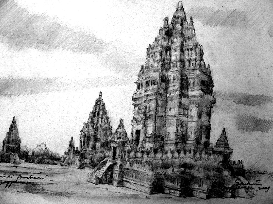 Detail Gambar Sketsa Candi Nomer 31