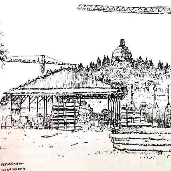 Detail Gambar Sketsa Candi Nomer 50