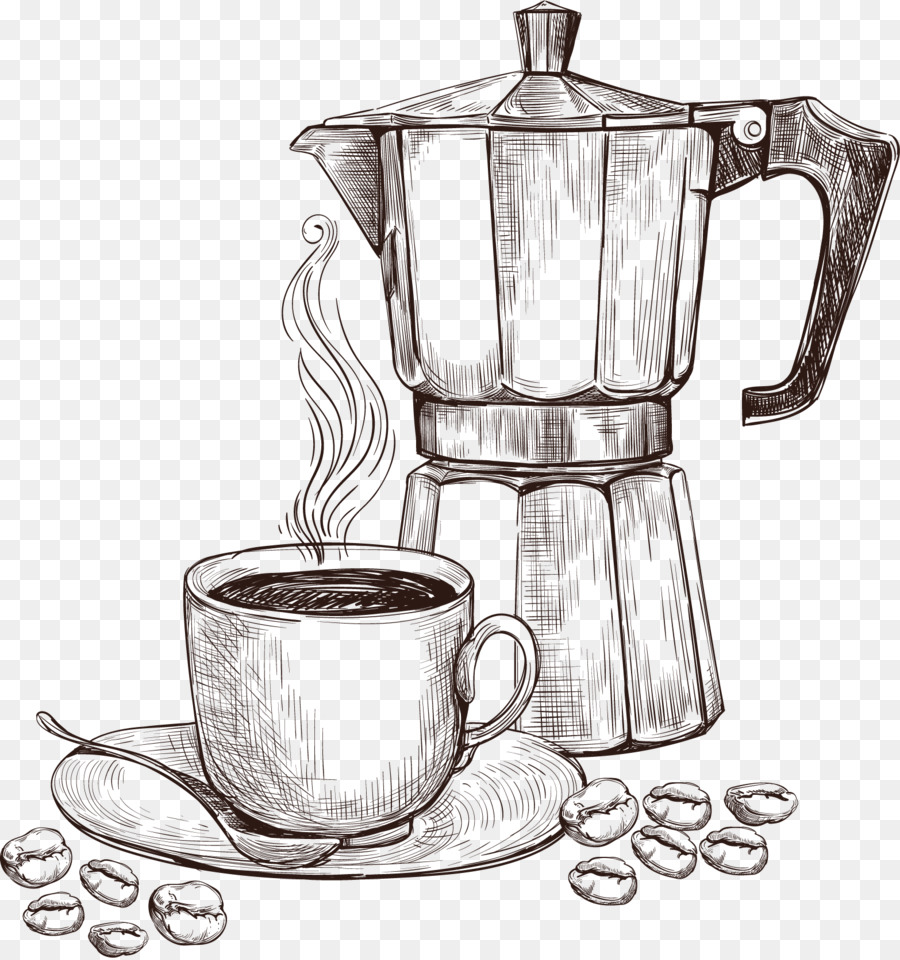 Detail Gambar Sketsa Cangkir Kopi Nomer 21