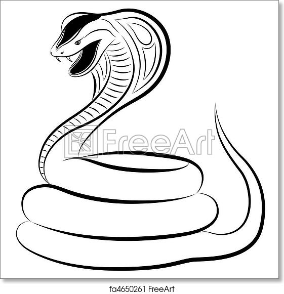 Detail Gambar Sketsa Cobra Nomer 6