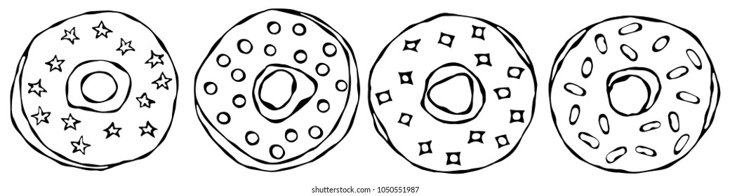 Detail Gambar Sketsa Donat Nomer 47