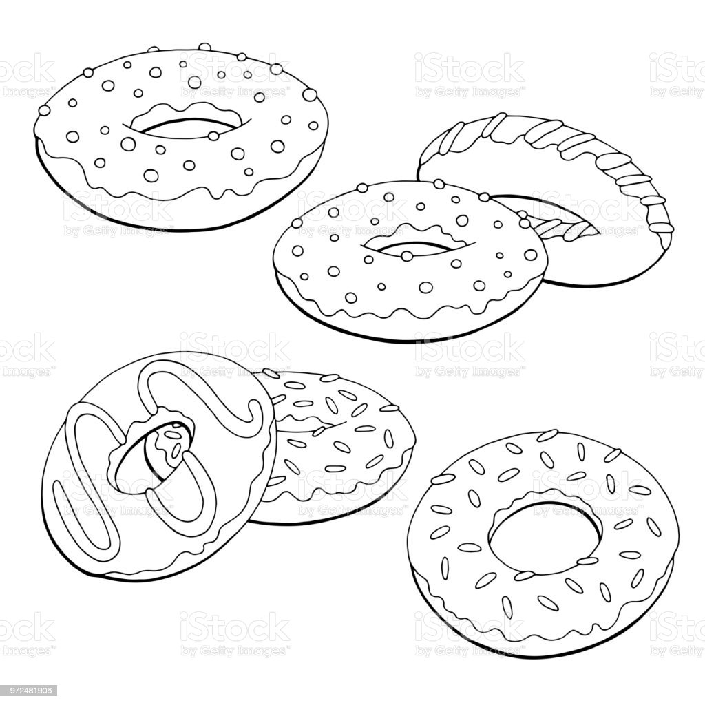 Detail Gambar Sketsa Donut Nomer 15