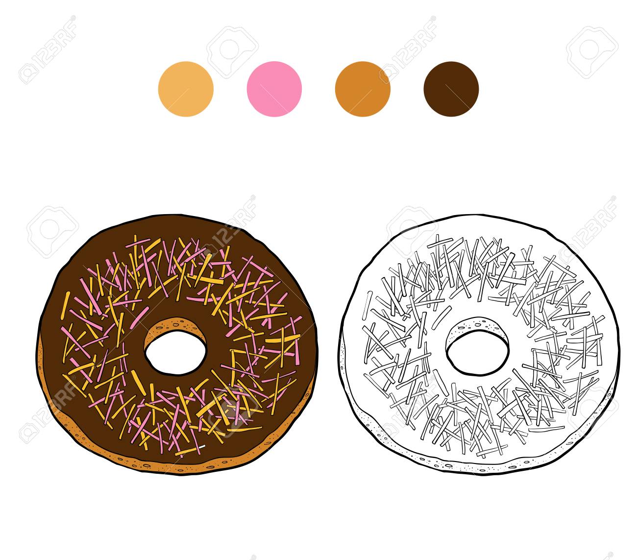 Detail Gambar Sketsa Donut Nomer 28