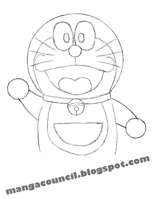 Detail Gambar Sketsa Doraemon Nomer 6