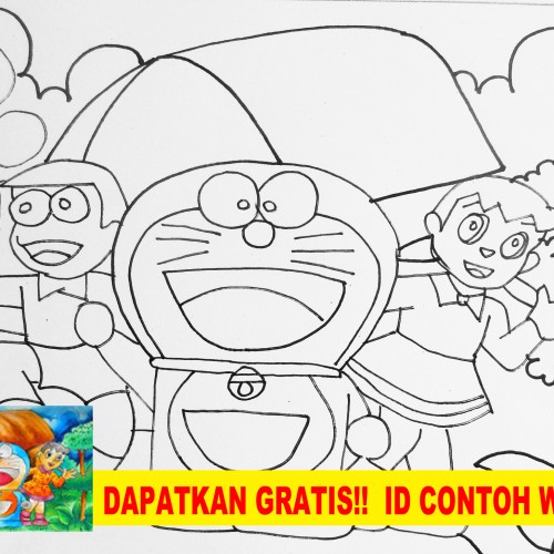 Detail Gambar Sketsa Doraemon Nomer 10